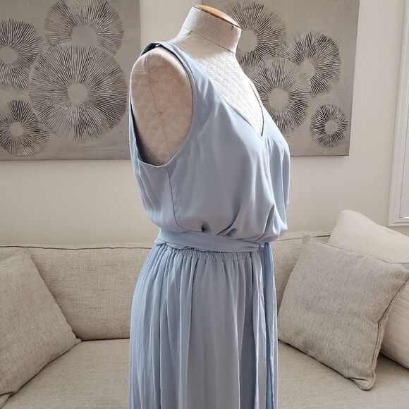 Show Me Your Mumu 'Kendall' Maxi Dress - size Large in Steel Blue - Picture 6 of 14